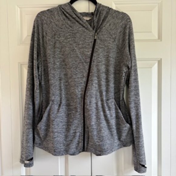 EUC Athleta Full Zip Hooded Jacket - Large - Picture 2 of 13